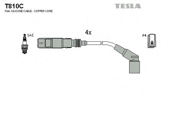 T810C TESLA Провода