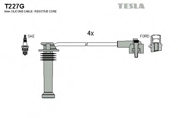 T227G TESLA провода вв
