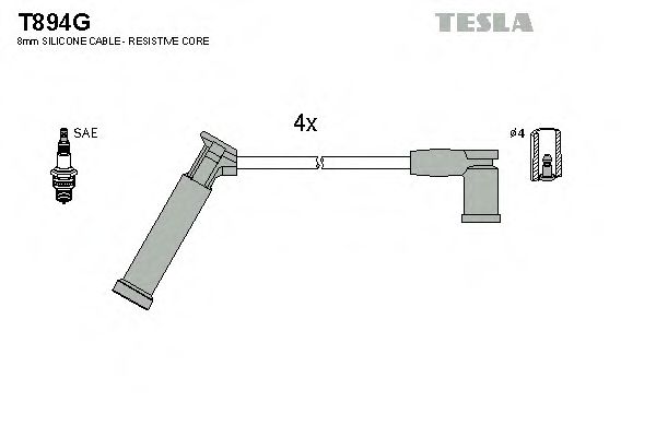 T894G TESLA Провода