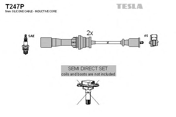 T247P TESLA Вв провод DA 323 VI 1.51.6L 9.98-5.4