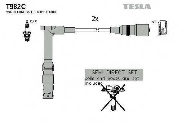 T982C TESLA провода вв