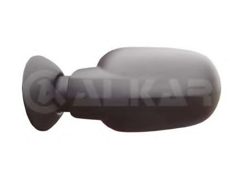 6101590 ALKAR Зеркало боковое L мех.Renault Logan 4-