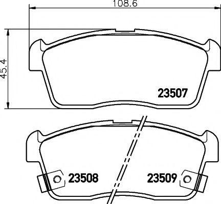 2350701 TEXTAR Колодки торм.пер. Suzuki Ignis