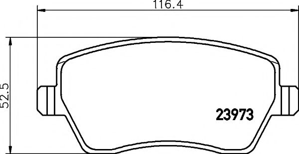2397301 TEXTAR Колодки торм.пер.Nissan Micra 03/Note 06