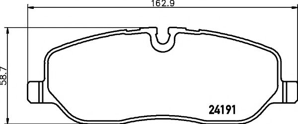 2419101 TEXTAR Колодки тормозные LAND ROVER DISCOVERY/RR SPORT 04- перед.