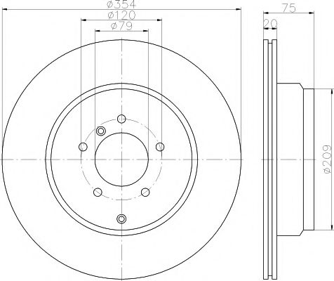 92175503 TEXTAR Диски торм.зад.land rover range rover iii 3.0td6,