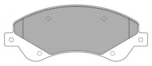 FBP1449 FREMAX Комплект тормозных колодок дисковый тормоз