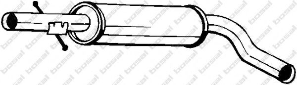 105109 BOSAL Глушитель сред.часть SKODA Octavia VW GOLF IV 1.6