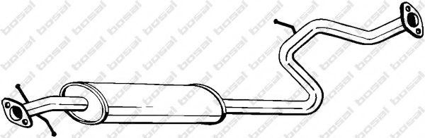 282055 BOSAL Глушитель средняя часть HYUNDAI ACCENT