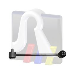 9790892 RTS ТЯГА СТАБИЛИЗАТОРА ЗАД. W124210 ЖЕЛЕЗНАЯ