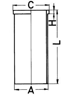 89319190 KOLBENSCHMIDT Гильза 93.00 std
