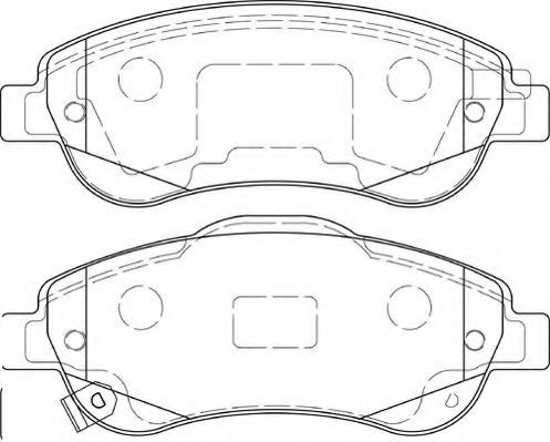WBP24638A WAGNER WBP24638A Колодки тормозные HONDA 7- перед. с датч.