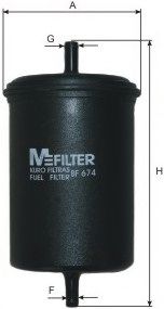BF674 MFILTER топливный фильтр