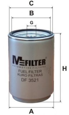 DF3521 MFILTER Фильтр топливный