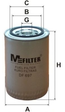 DF697 MFILTER Фильтр топливный