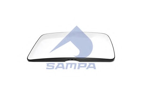 201226 SAMPA Стекло зеркала заднего вида основное левое