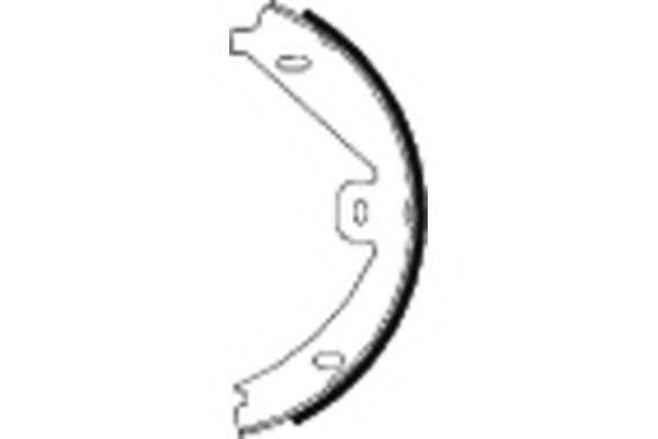 8DA355050081 HELLA PAGID колодки стояночного тормоза
