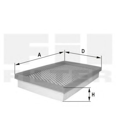 HP2164A FIL FILTER Воздушный фильтр