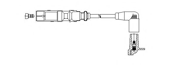 16245 BREMI ПРОВОД ВВ VAG A34BORAGOLFIV 1.6 02