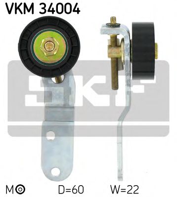 VKM34004 SKF натяжной ролик