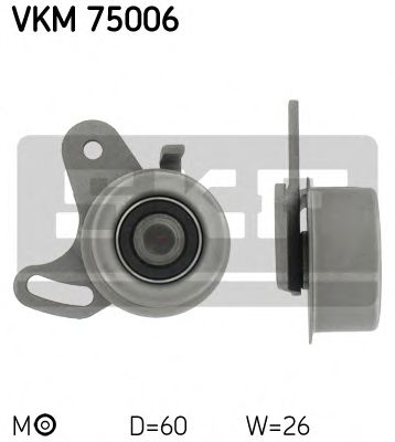 VKM75006 SKF Ролик ремня ГРМ HYUNDAI GETZ/ACCENT/ELANTRA 00- 1.3-1.6