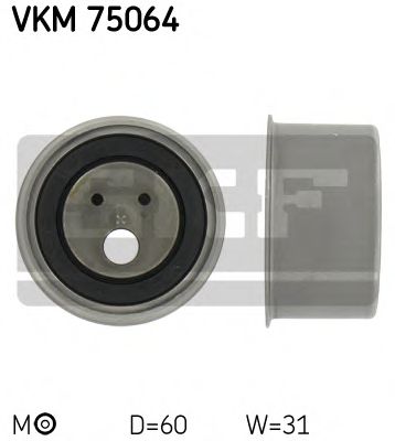 VKM75064 SKF Ролик ремня ГРМ MITSUBISHI GALANTLANCERL2 2.2.4D -7