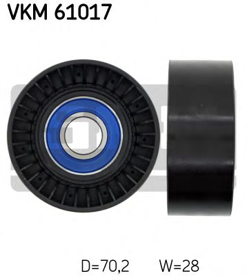 VKM61017 SKF ролик-натяжитель прив. ремня to, lexus is ii