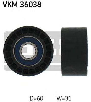 VKM36038 SKF Ролик натяжителя