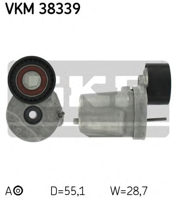 VKM38339 SKF ролик натяжителя