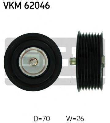 VKM62046 SKF Ролик ремня приводного infiniti g37fx35-50nissan 350z370z 08-