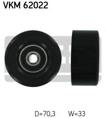 VKM62022 SKF Ролик ремня приводного NISSAN JUKE/NOTE/QASHQAI/MICRA/TIIDA 06- 1.2-1.6