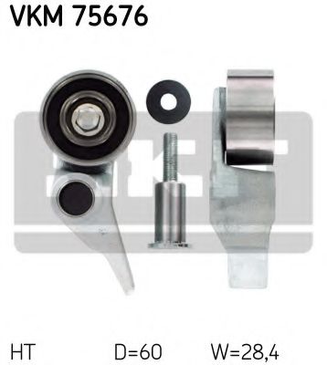 VKM75676 SKF Натяжитель ремня грм mitsubishi l200 2.5 di-d 05-