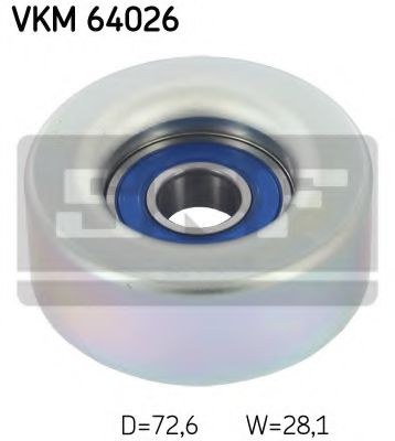 VKM64026 SKF Ролик ремня приводного DA 3 07- 1.6