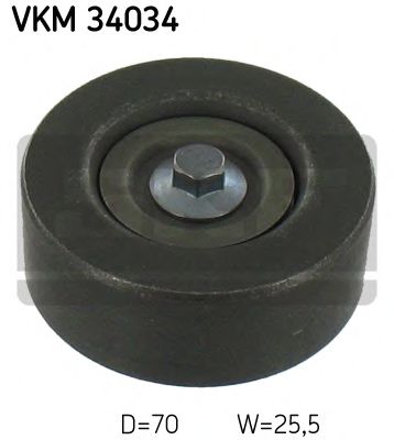 VKM34034 SKF Ролик обв. Ford FocusGalaxyFiestaEscortKaPuma 1.3-2.31.8D 95>