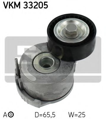 VKM33205 SKF Натяжной ролик, поликлиновой  ремень