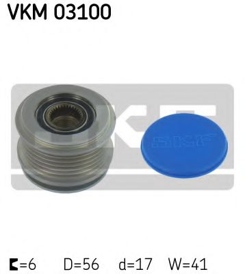 VKM03100 SKF Шкив генератора VAG
