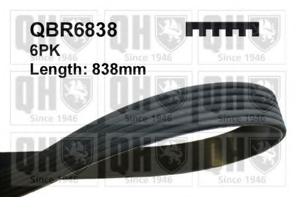 QBR6838 QUINTON HAZELL Поликлиновой ремень