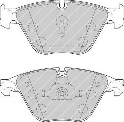 FDB4382 FERODO Колодки тормозные BMW 5(F10)/7(F01) 08- передн.