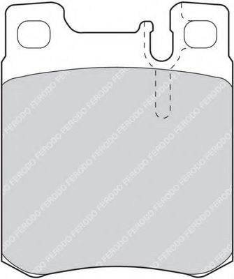 FDB799 FERODO Колодки тормозные MERCEDES W202/W203/W210/W140 задние