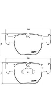 P44012 BREMBO Колодки перед land rover range rover
