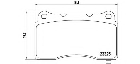 P59079 BREMBO Колодки тормозные передние