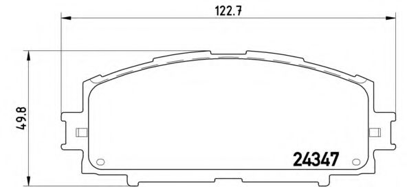 P83086 BREMBO Тормозные колодки (GDB776) P8386 