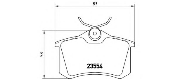 P85020 BREMBO КОЛОДКИ ДИСКОВЫЕ