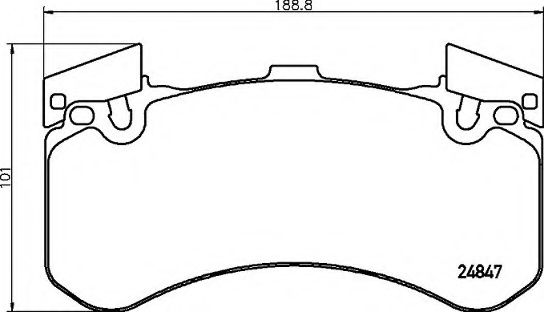 P85136 BREMBO p85136_колодки дисковые передние audi a8 3.0tfsi4.2fsi6.3fsi3.0tdi 09>
