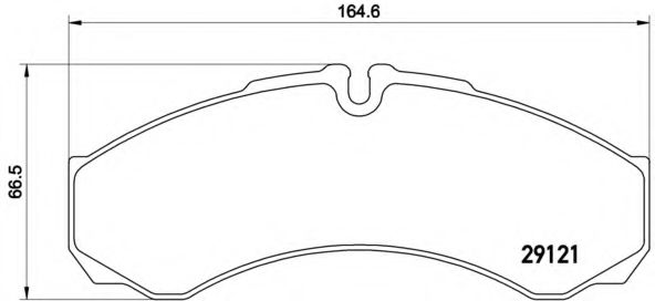 PA6017 BREMBO ГАЛЬМIВНI КОЛОДКИ, К-Т.