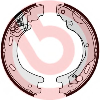S44509 BREMBO колодки тормозные s44509