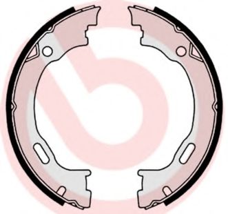 S50516 BREMBO К-т колодок ст. тормоза MB M(W163), CHR 3C