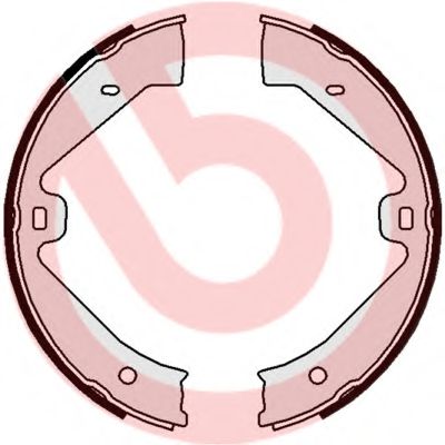 S65505 BREMBO Колодки тормозные барабанные,