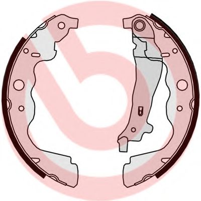S68546 BREMBO Комплект тормозных колодок