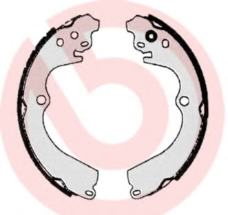 S78505 BREMBO Колодки барабанные